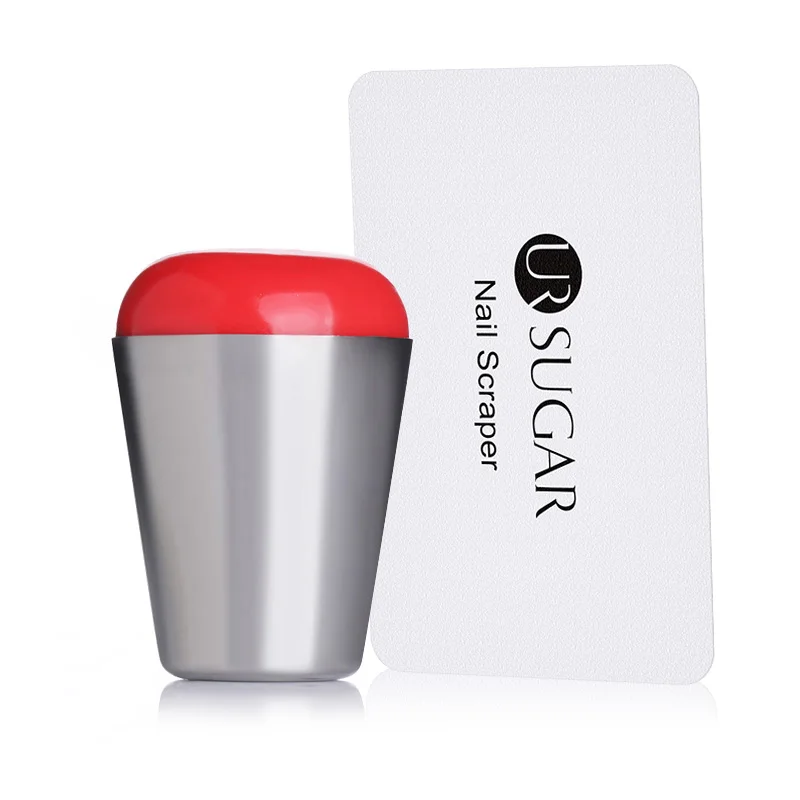 UR SURGAR Nail Stamper DIY Kit Набор 1 шт. 4 см XL стемпер мягкий красный белый зефир дизайн ногтей Stamper и 1 шт. скребок Инструменты для ногтей