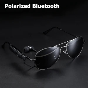 JackJad POLARIZED Aviation Style Smart Bluetooth Headset Sunglasses Driving Music Call&Answer Sun Gl in USA (United States)