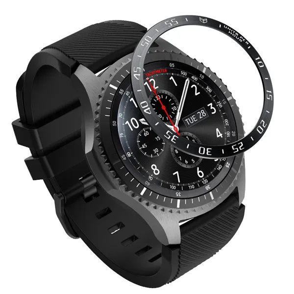 Color 1 Чехол кольцо для samsung Galaxy Watch 46 мм 42 мм Шестерни S3 Frontier Шестерни S2 SM-R720 Ringke рамка декоративная рамка чехол, защитная крышка - Цвет: Color 1