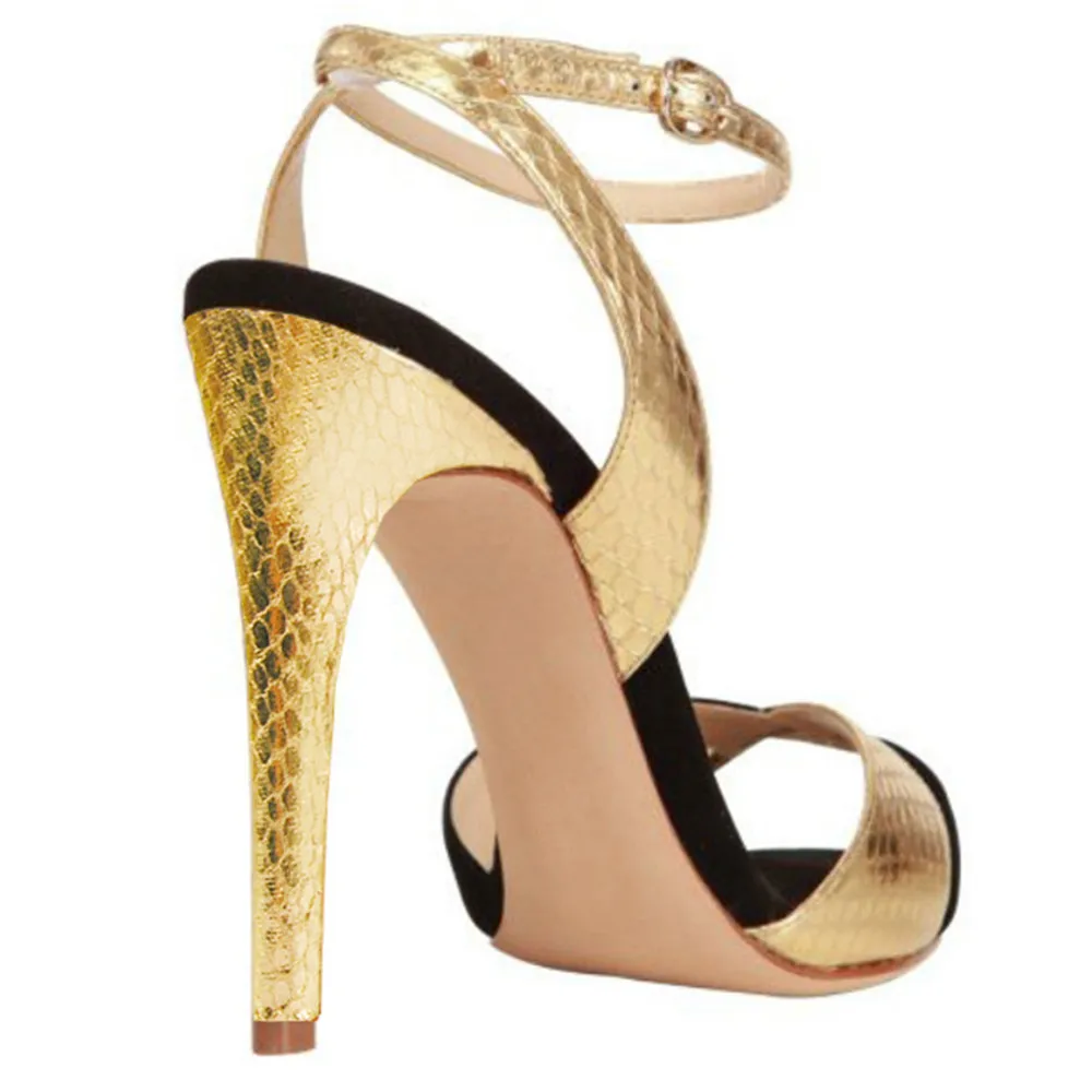 Женские летние туфли на высоком каблуке с пряжкой щиколотке | Обувь