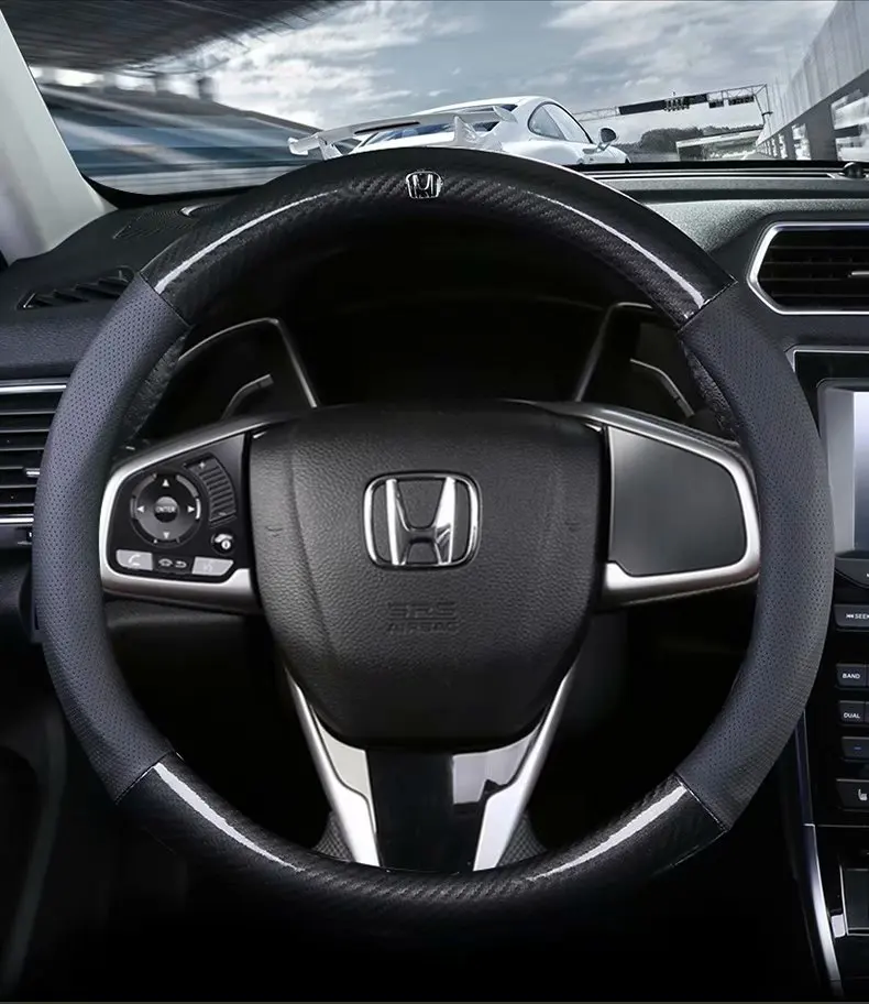Чехол на руль автомобиля 37 38 см 1" для honda Passport Pilot/MR-V Vezel/HR-V/XR-V WR-V Acty Freed Jade Mobilio Odyssey Stepwgn