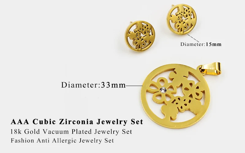 LUXUKISSKIDS лидер продаж Ювелирные наборы с цветочным рисунком модные ювелирные