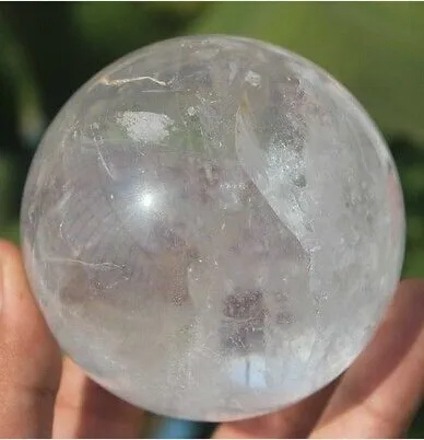 АА + чистый натуральный прозрачный кварцевый кристалл шар целебный | Дом и сад