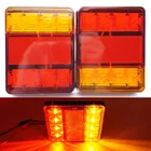 2 шт. светодиодный емые светодиодные задние фонари для грузовиков и прицепов