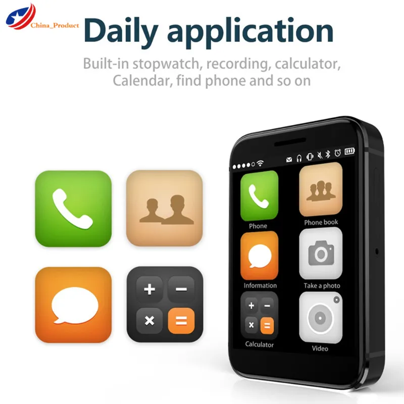 Мило! AEKU i5 плюс WatchPhone MTK2502C MP3 MP4 Поддержка 32 ГБ емкостный Экран многоязычные