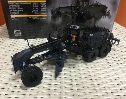 Редкие литые под давлением игрушки модель DM 1:50 гусеница кошка 18M3 двигатель грейдер Инженерная техника 85522 для мужчин подарок, коллекция, украшения