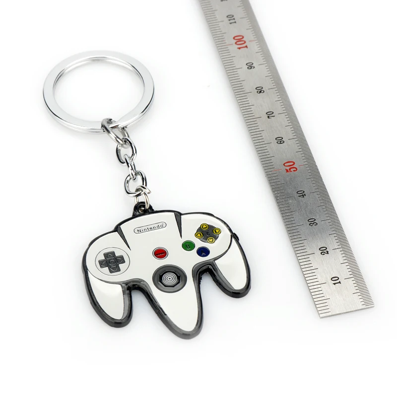 Игровой контроллер брелок геймпад Форма кулон с кольцом для ключей ювелирные