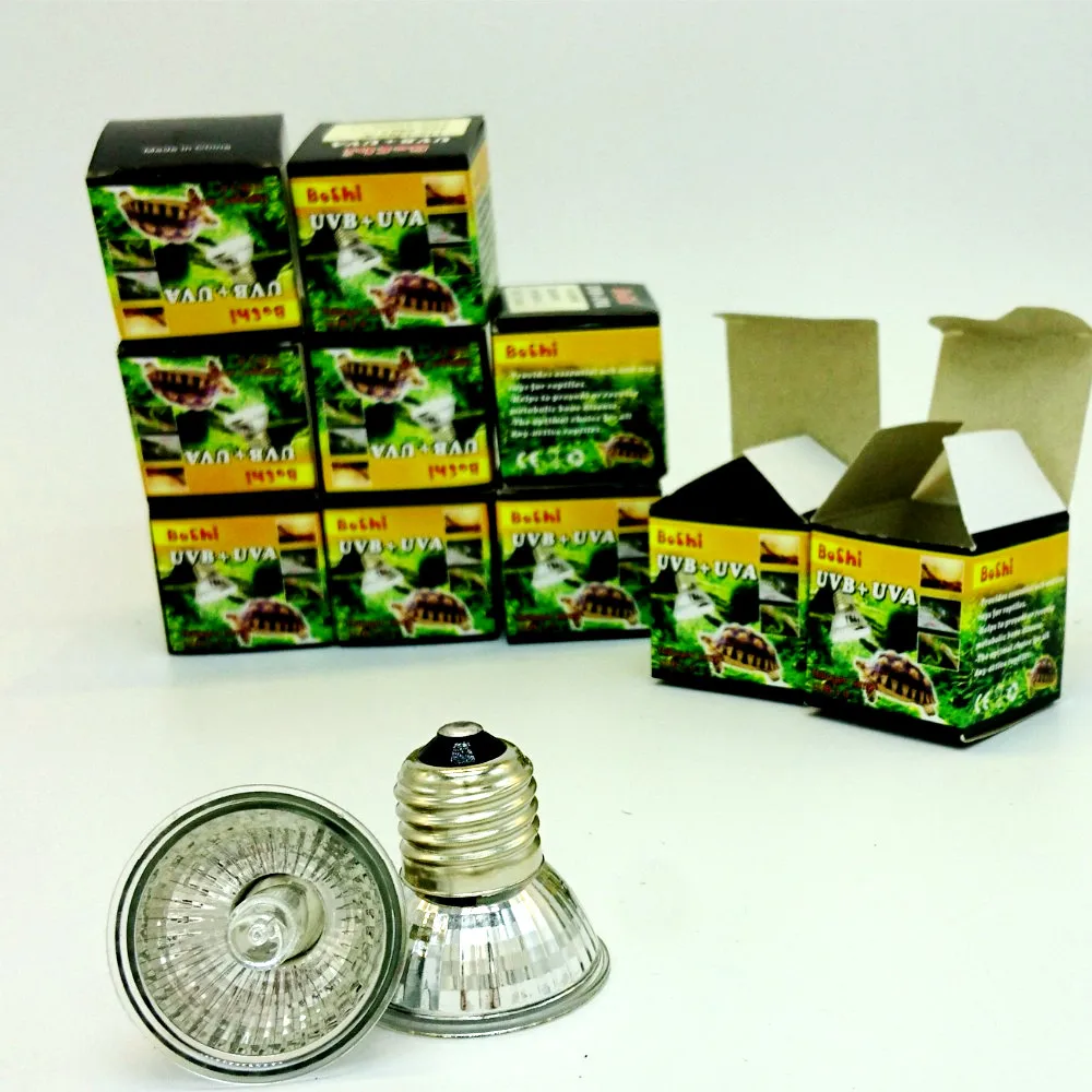 10PCs/ lot UVA + UVB Sunning Heat Lamp 25~75 Watt Bulb, emit