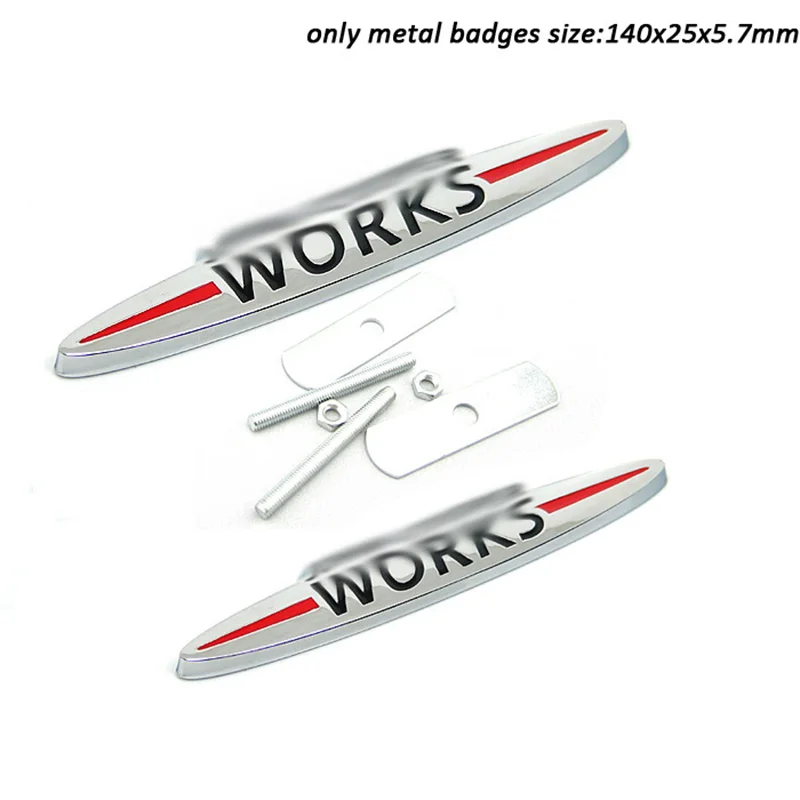 20 шт. Металлический гриль работает автомобиль Стайлинг стикер автомобиля