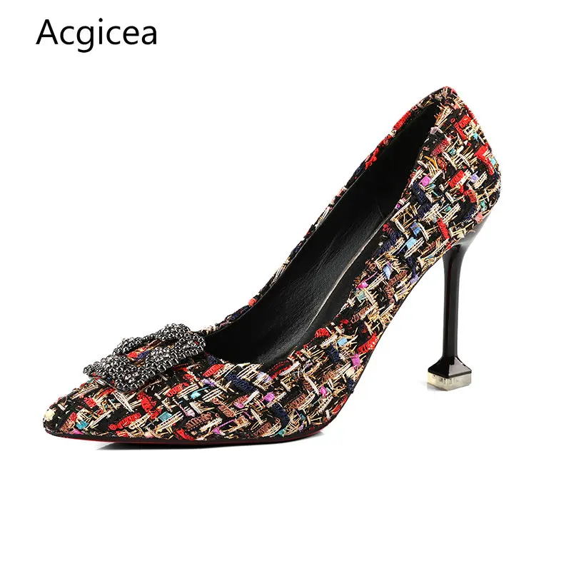 Женские туфли лодочки с острым носком на тонком каблуке|luxury pumps|elegant shoes womenelegant |