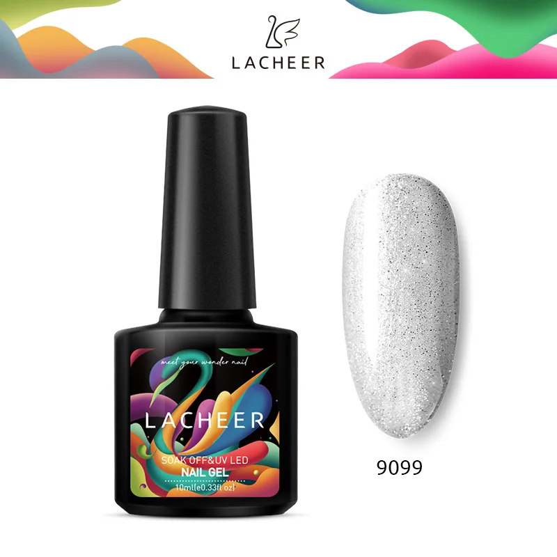 9099 Lacheer Led Лак для ногтей Гель-лак гибридный УФ-лак для ногтей комплект весна Цвет желтого цвета УФ гель лак для ногтей Наборы! полупостоянная UV Led лак - Цвет: 9099