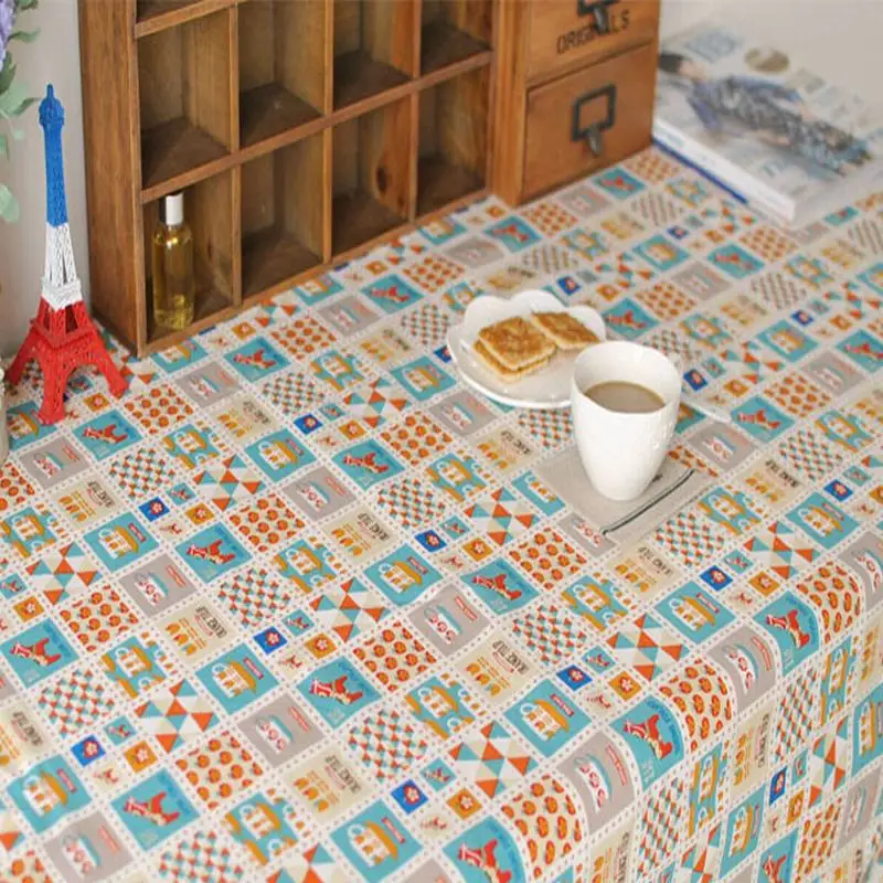 Скатерть из хлопка и льна в богемном стиле прямоугольная скатерть для детской