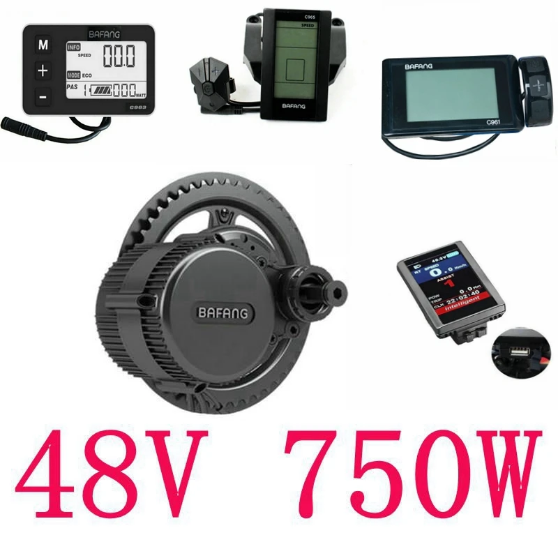 Бесплатная доставка Ebird BBS02B 48 в 750 Вт средний приводной двигатель BAFANG наборы для