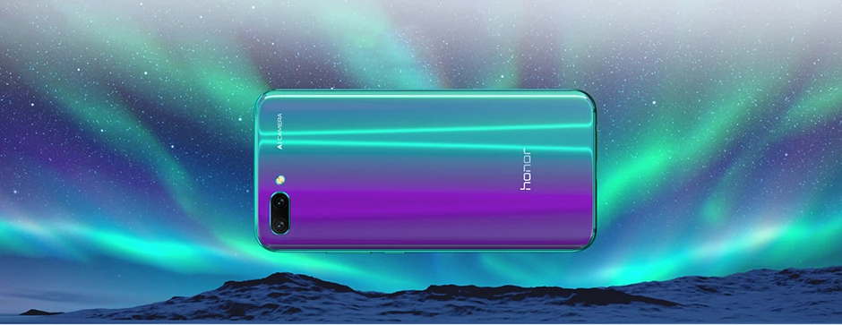 Honor 10 Мобильный телефон honor 10 19:9 полный экран 5,84 дюймов AI камера Восьмиядерный отпечаток пальца ID NFC android 8,1