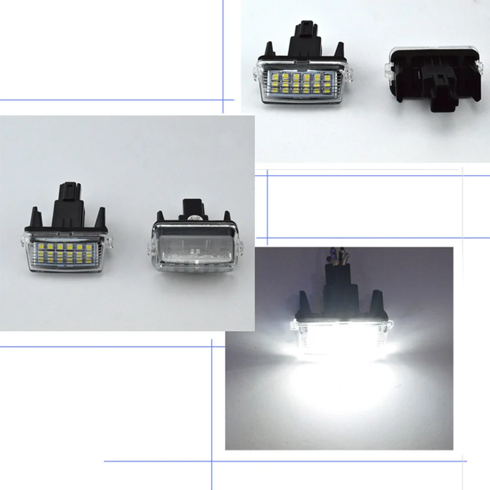 2 предмета SMD светодиодный номерного знака светильник IPL ксеноновая для Toyota CAMRY 2012