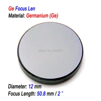 new product laser focus len with ge germanium material diameter 12 mm fl 50 8 mm specially for 30 to 50 w laser seal machine