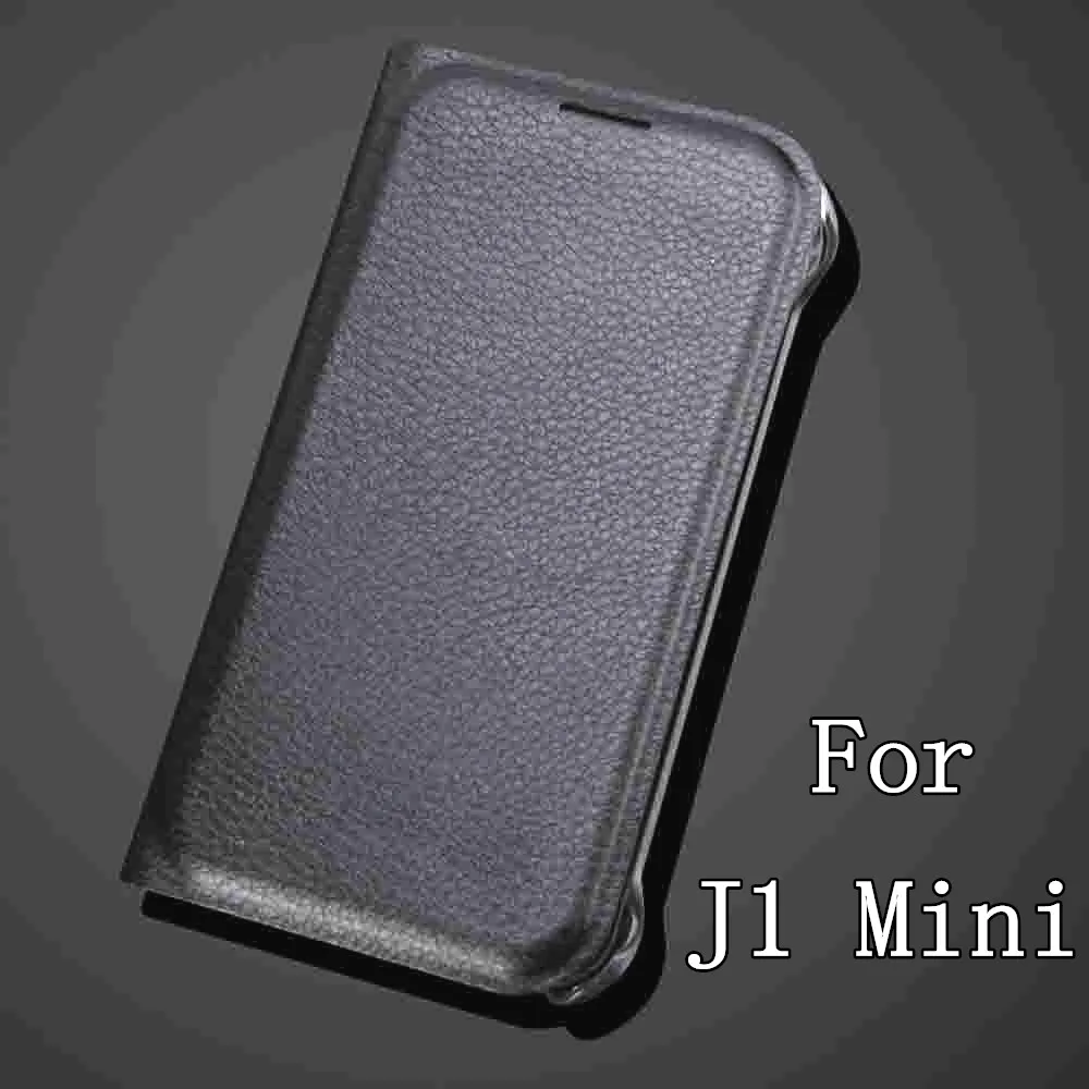 Защитный чехол для J1 Mini с отделением карт Samsung Galaxy Роскошный кожаный флип-чехол