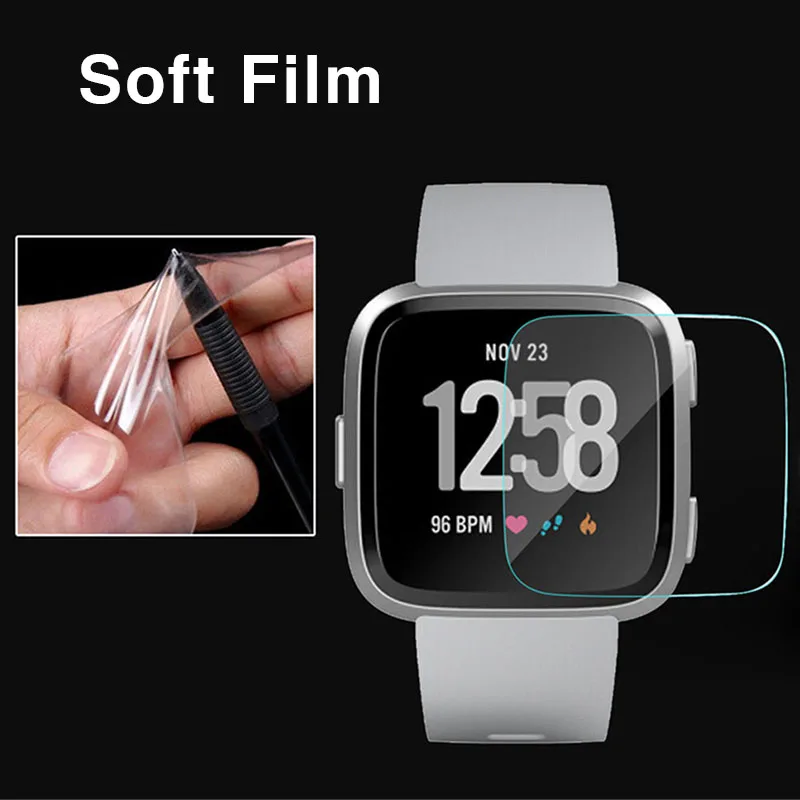 Защитное стекло для Fitbit Versa Glas Защита экрана Смарт-часы защита мягкая пленка