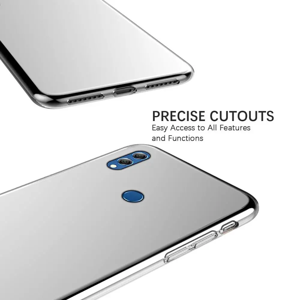 TPU Bumper Protection Cover Phone Casefor Huawei Honor 8X Max Enjoy ARE-AL00 Absorption Back Protective Scratch Resistant |