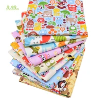 chainho cartoon print twill cotton fabric for diy quilting sewingtissue of babychildrensheetpillowcushioncurtain material
