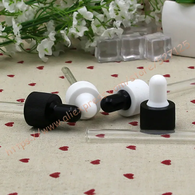 100 мл Красивая цветная ПЭТ бутылка с пластиковым кольцом + крышка пипеткой для