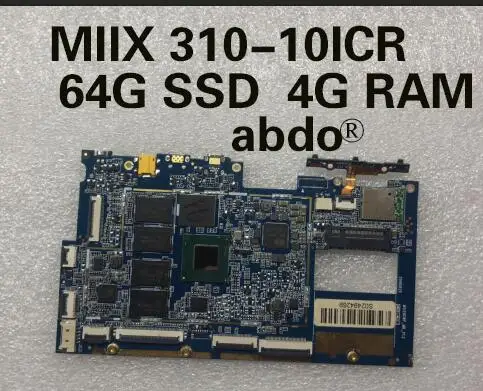 Abdo lenovo MIIX 310-10ICR материнская плата для планшетного компьютера MIIX 310-10ICR материнская плата cpu Z8350 4G память 64G SSD тестовая работа