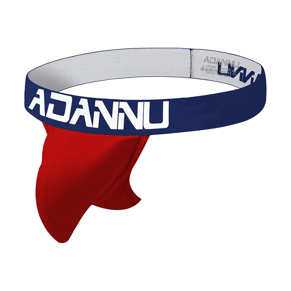 Бренд ADANNU мужское сексуальное нижнее белье с бантиком полосатые стринги Гей