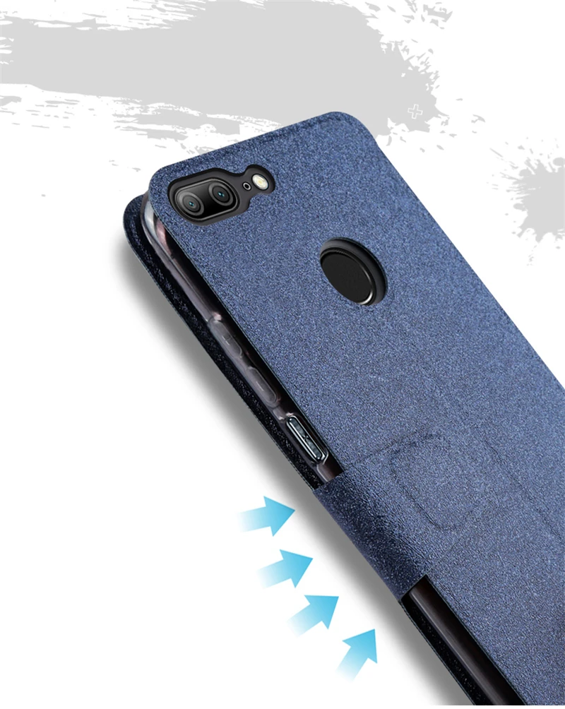 Mofi для huawei honor 9 lite чехол силиконовый huawei honor 9 чехол Роскошный флип-кожаное окно honor 9i прозрачный tpu coques