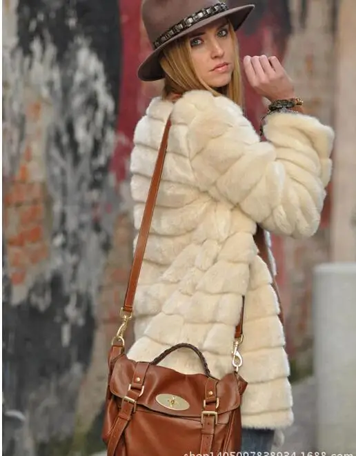 Autumn winter Iarge size women's fur Coats long sections loose more sizes S to 4XL yards and warm Jacket WT69 | Женская одежда