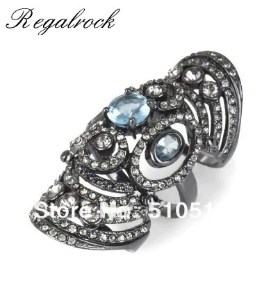 Шарнирное кольцо Regalrock с кристаллами | Украшения и аксессуары