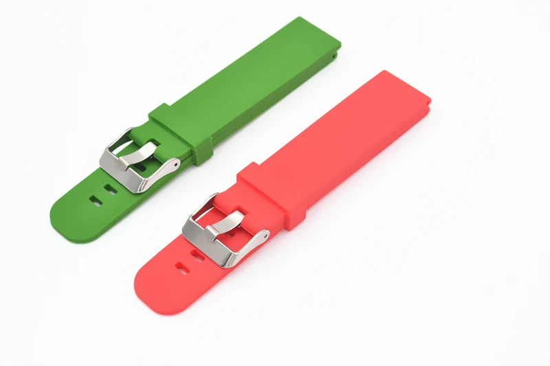 Новые часы 18 мм/20 мм/22 мм для Motorola Moto 360 2 Gen 46 мм samsung Gear2 R380-R382 силиконовый резиновый браслет