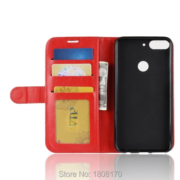 Сумка из кожи C-Ku Crazy Horse Wallet для HTC Desire 12 Plus Essential Phone PH-1 Wiko View 2 Pro с отделением для фотографий и подставкой для телефона 100шт.