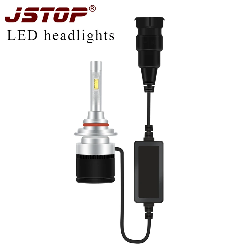 Jstop Grand Cherokee H1 H7 H4 H9 H11 HB3/9005 Супер Яркий Высокая Низкая луч света canbus светодиодные лампы фары для автомобиля 12-24 В автомобиля Налобные фонарики