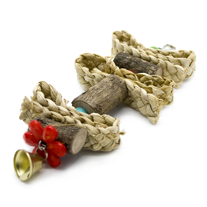 4 стиля Игрушки для Птиц Деревянная подвесная игрушка попугай здоровый укус