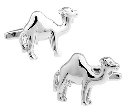 

Free Shipping Animal Cuff Links Silver Color Copper Camel Design Best Gift For Men Cuff Links Wholesale&retail