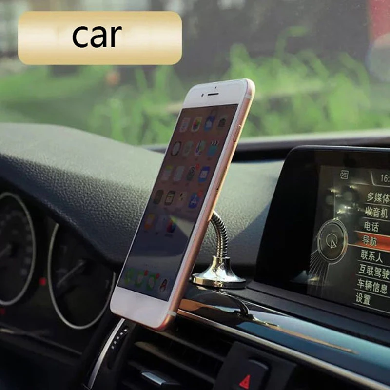 car Автомобильный кронштейн, держатель для смартфонов, планшетов, присоска, подставка, держатель для телефона, вращающийся на 360 градусов, присоска, держатель для мобильного телефона - Цвет: car