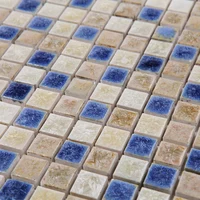 blue white kiln polished porcelain ceramic tiles mosaic HMCM1044 kitchen backsplashl tile bathroom floor ceramic wall tiles