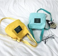 portable canvas bag bag all match letter labeling art canvas bag mini satchel