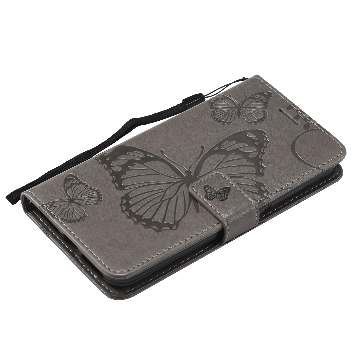 New Butterfly For Huawei Honor 7 Plus 7x 7c 7A Pro case Book Style Wallet Flip Leather silicone back cover fundas phone bag | Мобильные