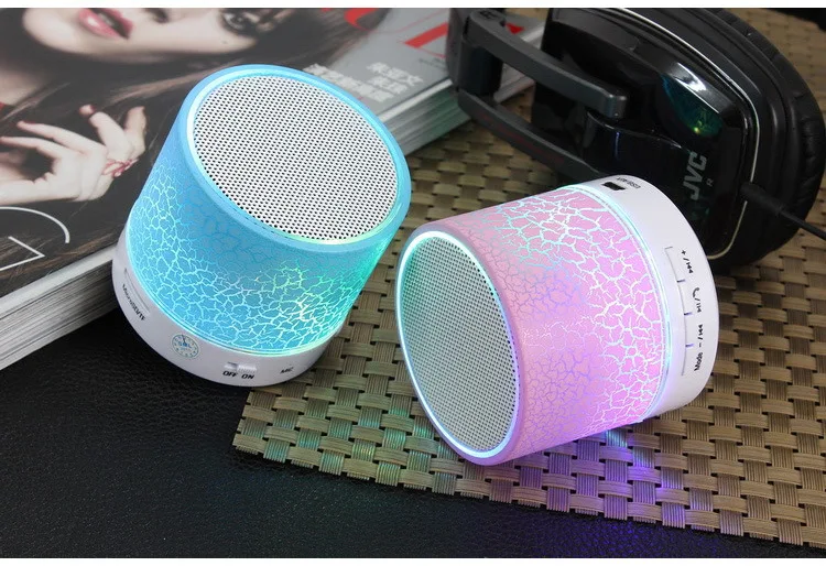 Dbigness Bluetooth динамик светодиодный микрофон беспроводной портативный MP3