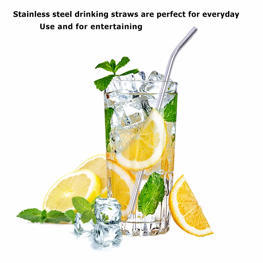 8 шт./компл. Φ изогнутый бар напиток коктейль 3 шт. соломенная щетка аксессуары для