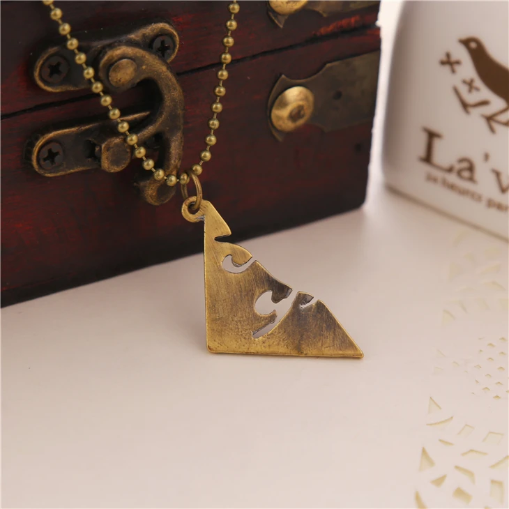 Ожерелье Город костей из мостальных инструментов винтажные руны парные подвески