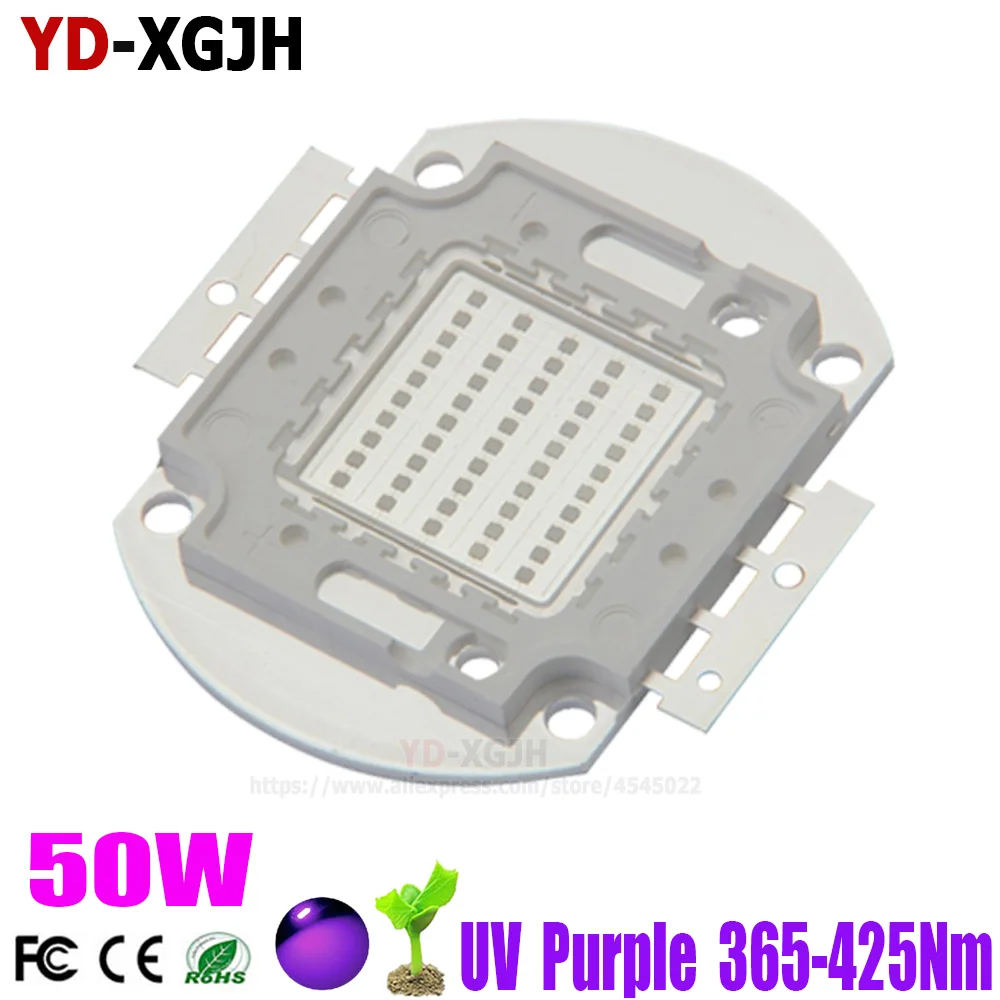 

UV Purple LED Integrated 365nm 370nm 375nm 380nm 385nm 390nm 395nm 400nm 405nm 410nm 425nm for SMD Lamp 50W