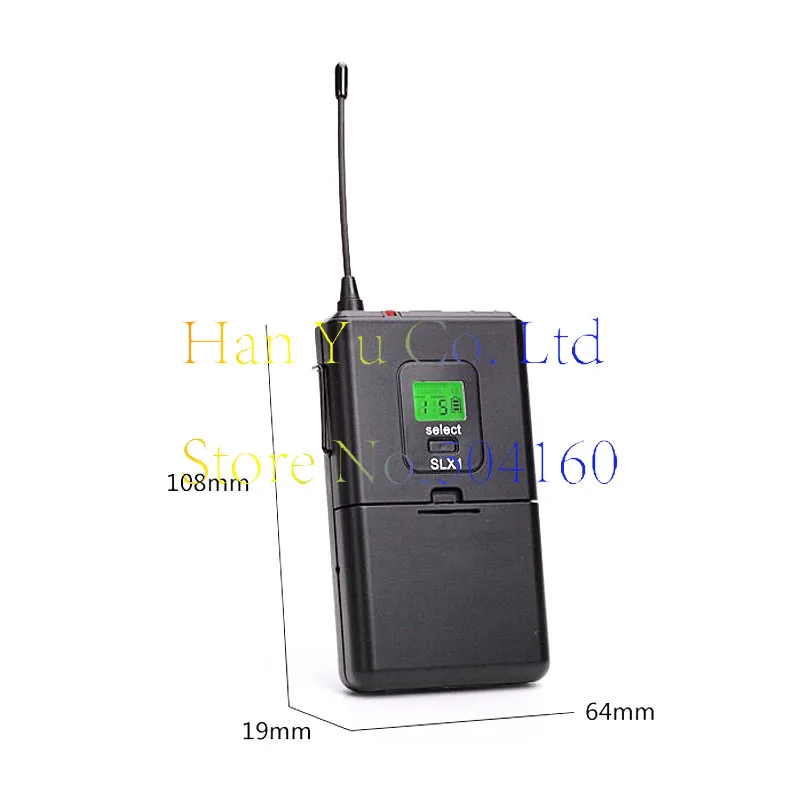 UHF SLX24/BETA58A Профессиональный Беспроводной беспроводной микрофон петличный микрофон наушники одноканальный
