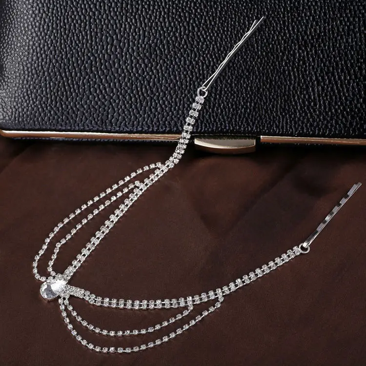 Модная Тиара для свадебной вечеринки головная повязка на голову с кристаллами и