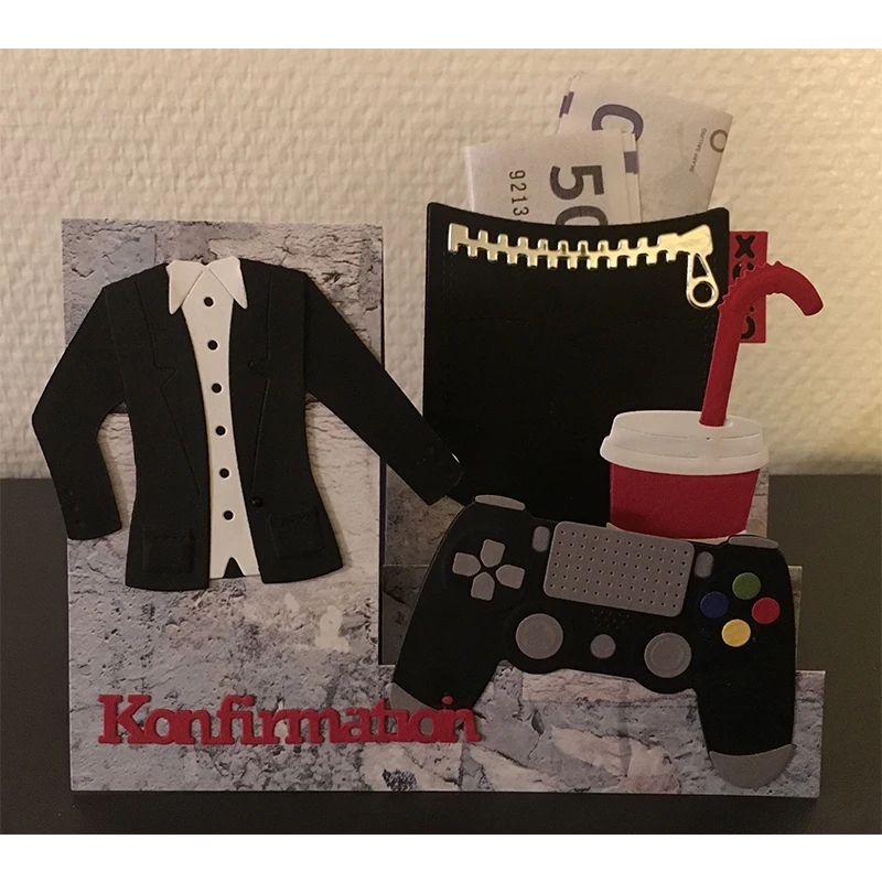 Женская и мужская одежда металлические Вырубные штампы для скрапбукинга