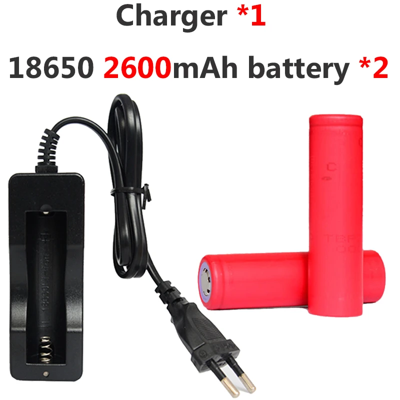2 шт./лот 18650 3 7 в 2600 мАч перезаряжаемая литиевая батарея для Sanyo 1 * 803C зарядное