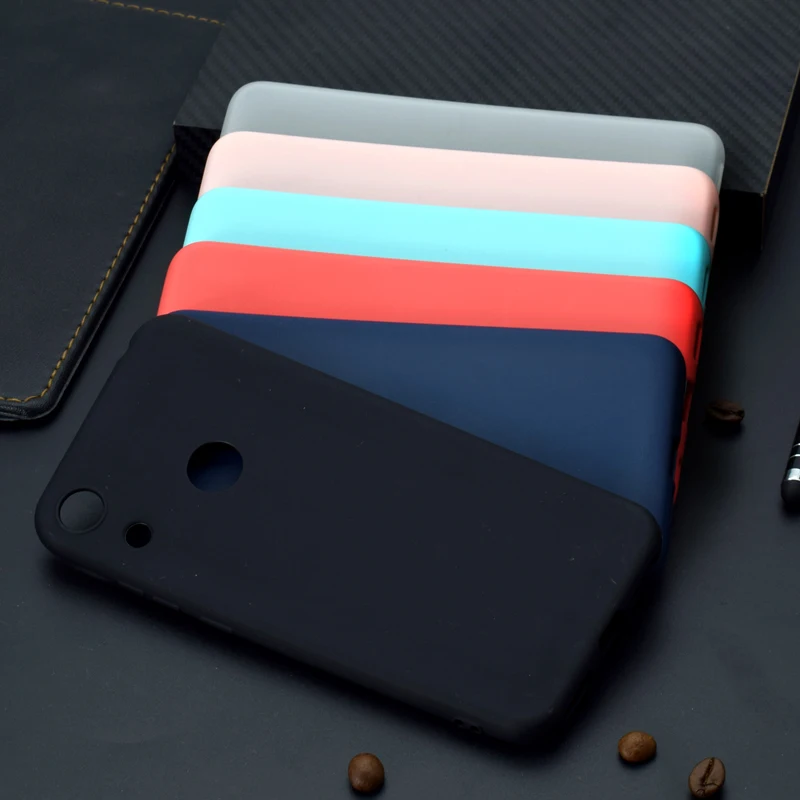 

Fashion Candy Macaron Solid Colors Soft TPU Cases Smartphone Silicone Cover Shell Coque Funda Capa for HUAWEI Honor 8A Case