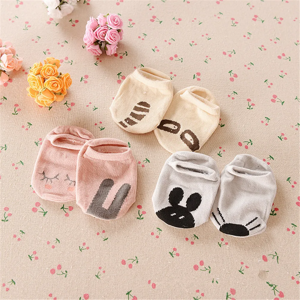 Animal Baby Socks Cartoon Children Anklets Short Sock Boy Bobbysock Non-Slip Newborn Girls Sox Half-Sock Cotton |
