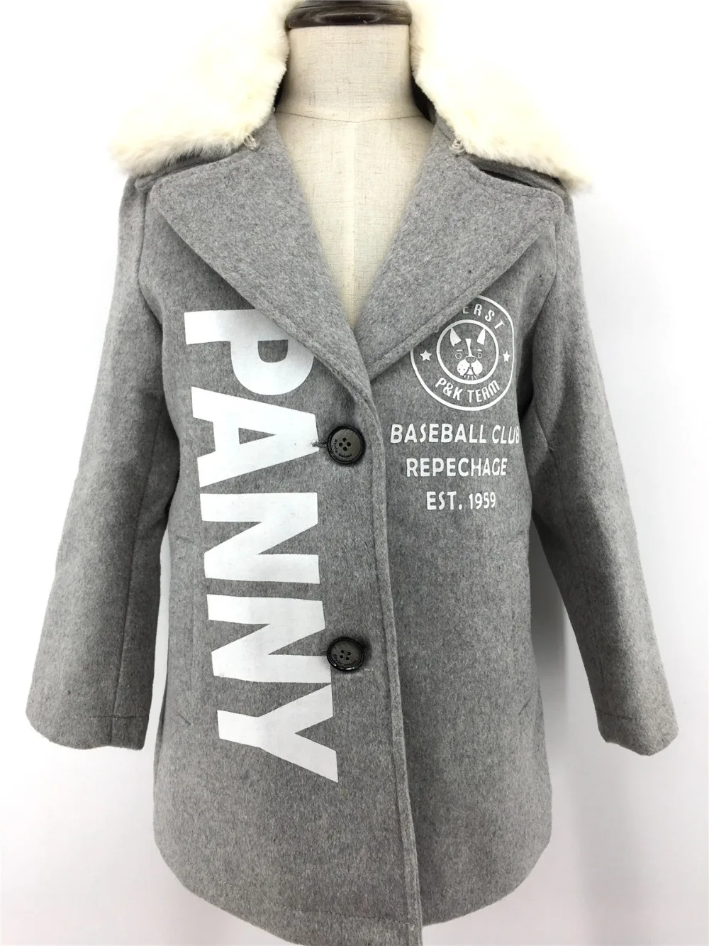 Бренд Обувь для мальчиков парка девочек зимнее шерстяное пальто Детская длинная